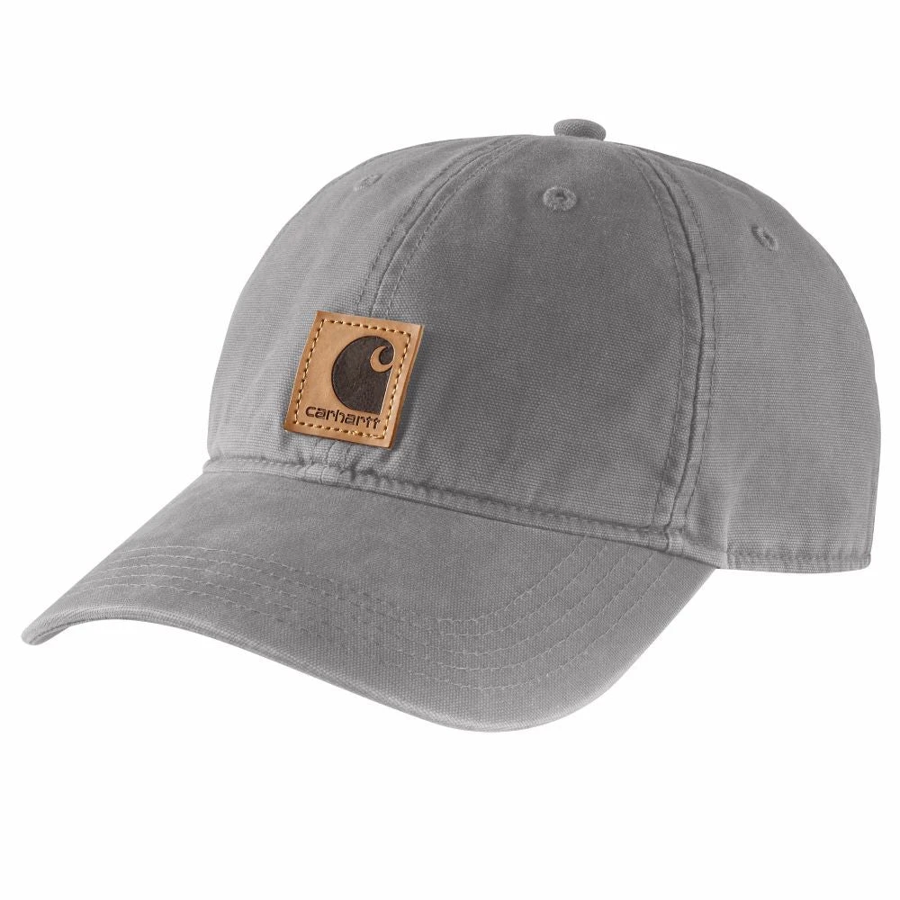 'Carhartt' Men's Adjustable Canvas Cap - Asphalt 1 'Carhartt' Men's Adjustable Canvas Cap - Asphalt