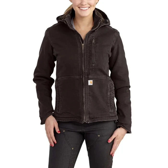'Carhartt' Women's Full Swing Caldwell Jacket - Dark Brown 1 'Carhartt' Women's Full Swing Caldwell Jacket - Dark Brown