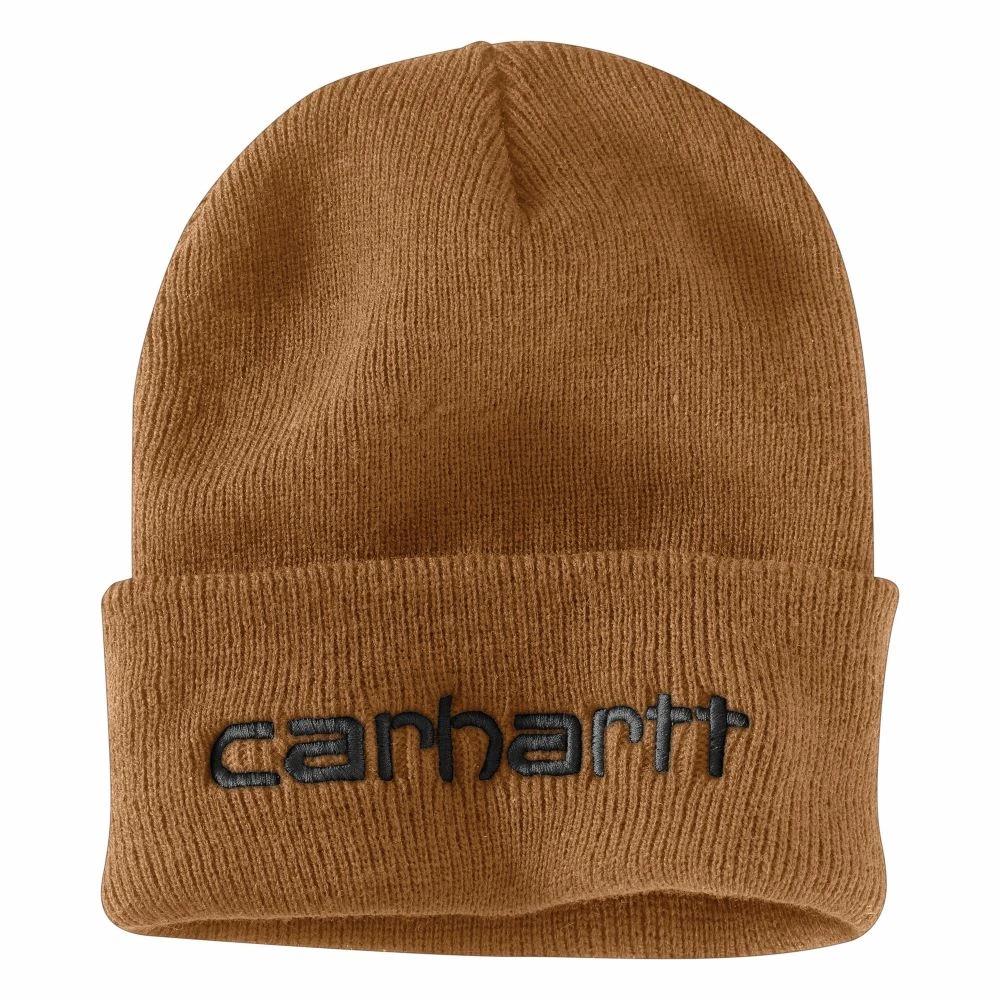'Carhartt' Men's Insulated Cuffed Beanie - Carhartt Brown 1 'Carhartt' Men's Insulated Cuffed Beanie - Carhartt Brown