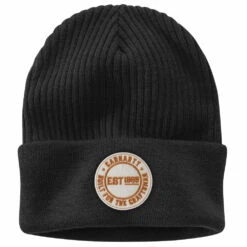 'Carhartt' Knit Cuffed Craftsman Patch Beanie - Black
