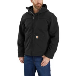 'Carhartt' Men's Super Dux™ Sherpa Lined Active Jac-Level 2 Warmer Rating - Black