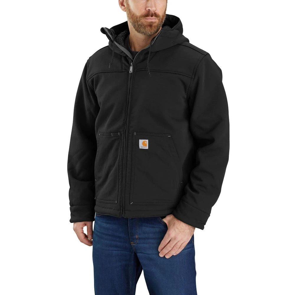 'Carhartt' Men's Super Dux™ Sherpa Lined Active Jac-Level 2 Warmer Rating - Black 1 'Carhartt' Men's Super Dux™ Sherpa Lined Active Jac-Level 2 Warmer Rating - Black