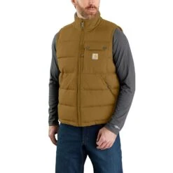 'Carhartt' Men's Montana Loose Fit Insulated Vest - Oak Brown
