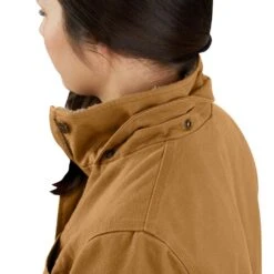 'Carhartt' Women's Washed Duck Coat - Carhartt Brown -Fashion Styles Sales 105512 BRN FI01 WF22 b 1024x1024@2x