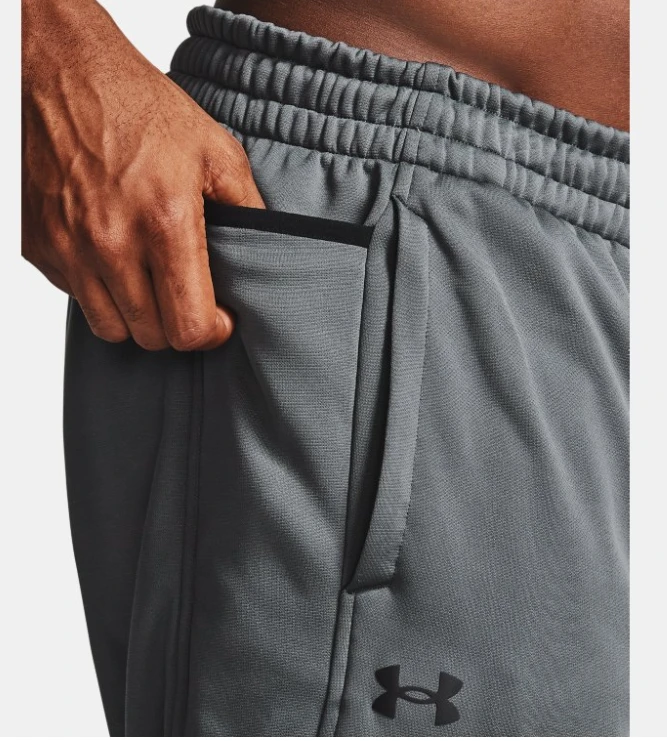 'Under Armour' Men's Armour Fleece Pants - Pitch Grey 3 'Under Armour' Men's Armour Fleece Pants - Pitch Grey - Image 3