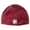 'Carhartt' Fleece Beanie - Oxblood