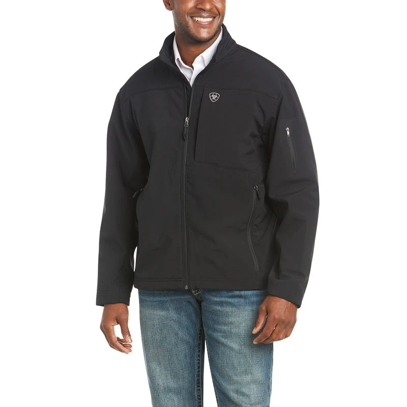 'Ariat' Men's Vernon 2.0 Softshell Jacket - Black 1 'Ariat' Men's Vernon 2.0 Softshell Jacket - Black