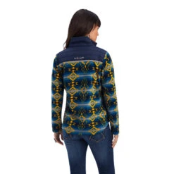 'Ariat' Women's Prescott Insulated Fleece Jacket - Navy Sonoran Print 5 'Ariat' Women's Prescott Insulated Fleece Jacket - Navy Sonoran Print -Fashion Styles Sales F22 WMS WEST 10041818 back 1024x1024@2x