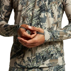 'Sitka' Core Lightweight Crew Shirt - Big Game : Optifade Open Country -Fashion Styles Sales Img SITKA BG 2021 10064 OB Mens Core Lightweight Crew LS Optifade Open Country Studio 0008 1024x1024@2x