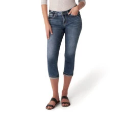'Silver' Women's Elyse Capri Jeans - Indigo -Fashion Styles Sales L43002EGX334 IND L1 1024x1024@2x
