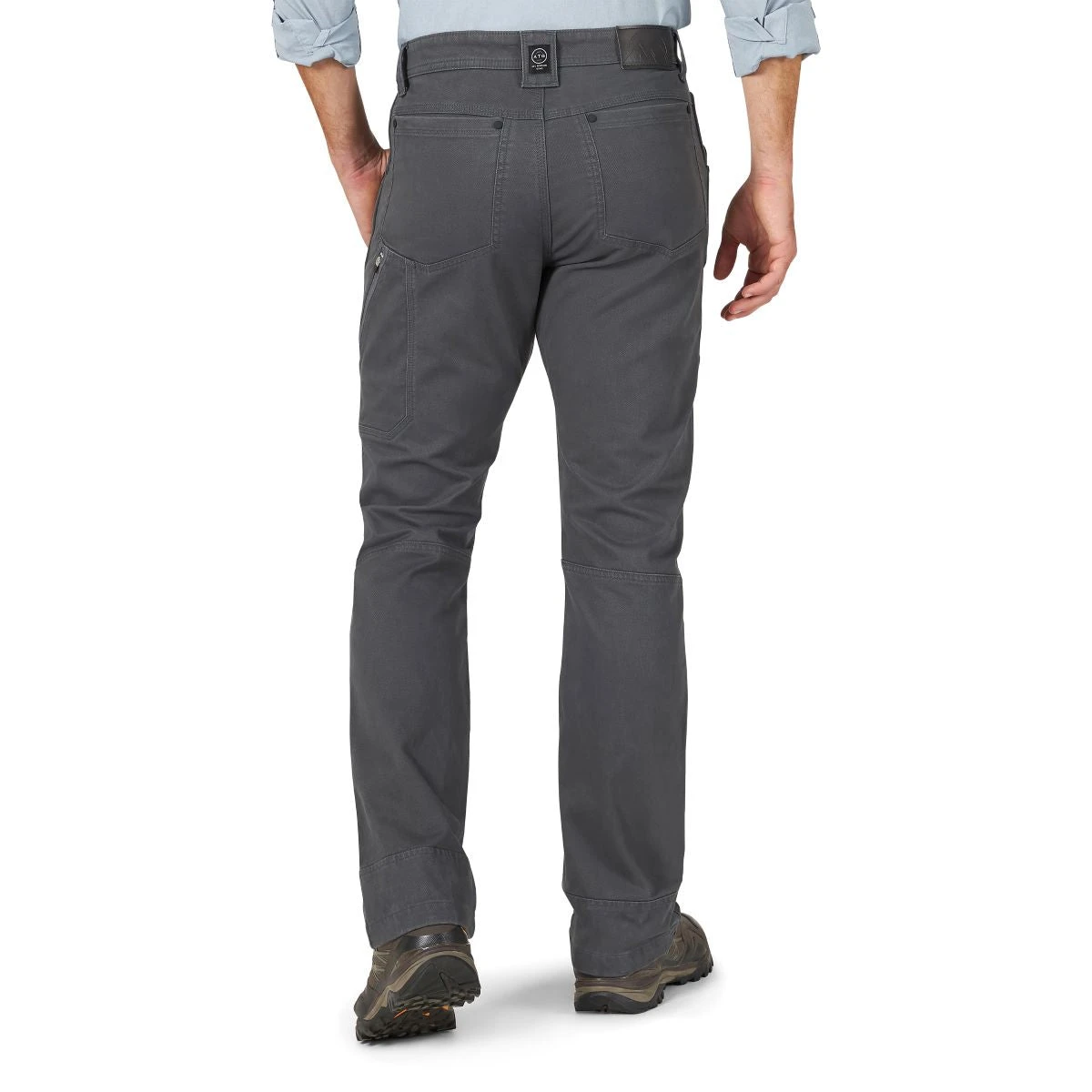 'Wrangler' Men's Reinforced Utility Pant - Grey 3 'Wrangler' Men's Reinforced Utility Pant - Grey - Image 3
