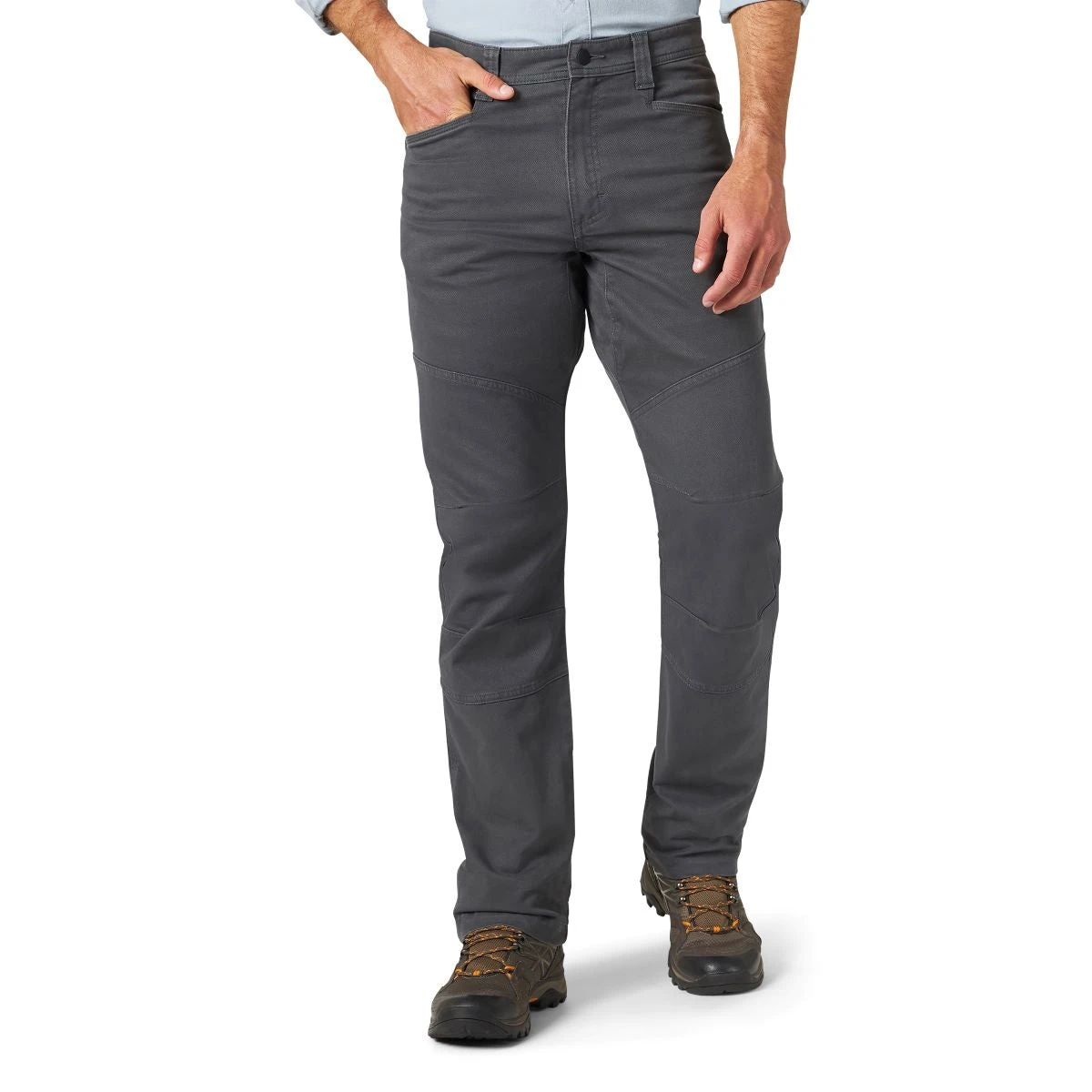 'Wrangler' Men's Reinforced Utility Pant - Grey 1 'Wrangler' Men's Reinforced Utility Pant - Grey