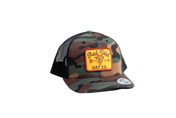 'Red Dirt Hat Company' Men's Mineral Water Cap - Camo / Black 1 'Red Dirt Hat Company' Men's Mineral Water Cap - Camo / Black