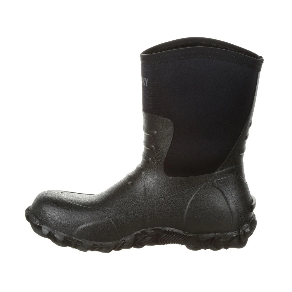 'Rocky' Men's 10" Core Chore WP Rubber Boot - Black 7 'Rocky' Men's 10" Core Chore WP Rubber Boot - Black - Image 7