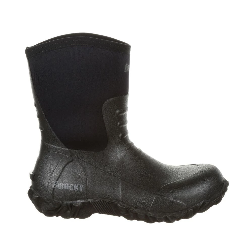 'Rocky' Men's 10" Core Chore WP Rubber Boot - Black 1 'Rocky' Men's 10" Core Chore WP Rubber Boot - Black