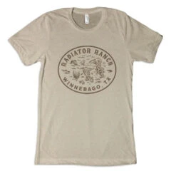 'Dale Brisby' Men's Radiator Ranch Circle Tee - Tan