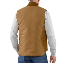'Carhartt' Men's Duck Vest Arctic Quilt Lined - Carhartt Brown -Fashion Styles Sales V01BRN AVB MF18 1024x1024@2x