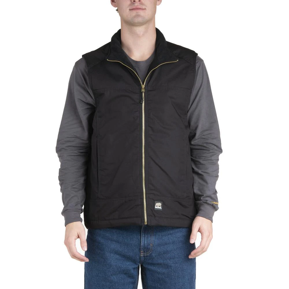 'Berne' Men's Torque Ripstop Vest - Black 1 'Berne' Men's Torque Ripstop Vest - Black