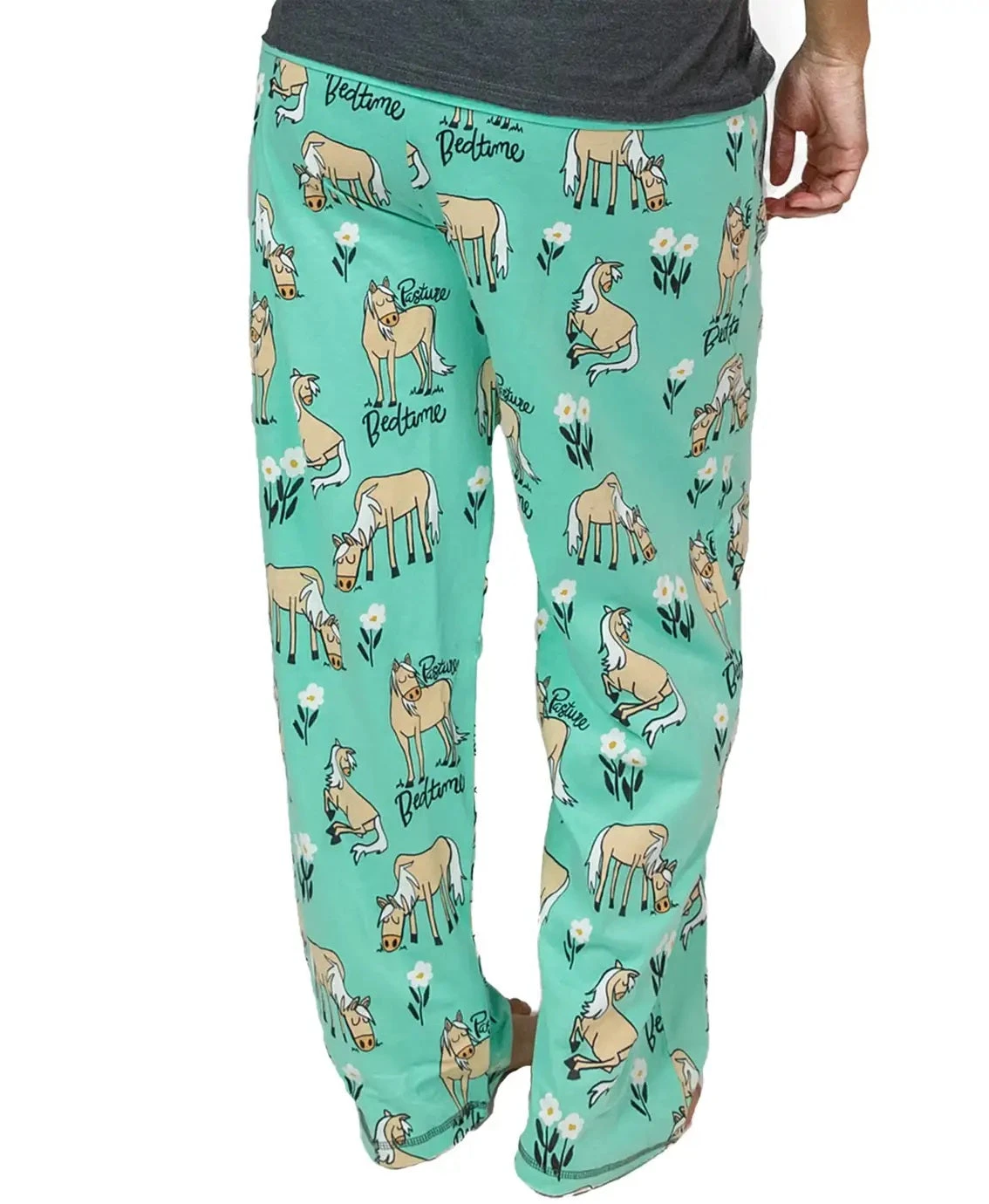 'Lazy One' Women's Pasture Bedtime PJ Pant - Teal 2 'Lazy One' Women's Pasture Bedtime PJ Pant - Teal - Image 2