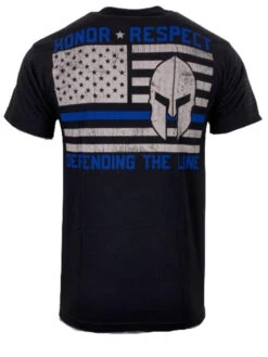 'Howitzer' Men's Defend The Line Short Sleeve Tee - Black