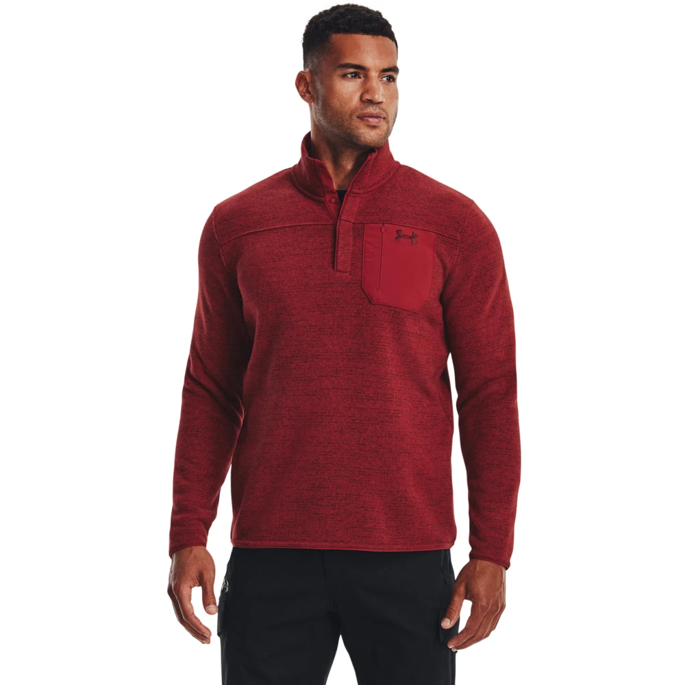 'Under Armour' Men's Specialist Henley 2.0 - Stadium Red 1 'Under Armour' Men's Specialist Henley 2.0 - Stadium Red