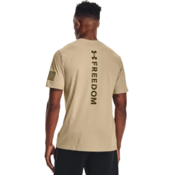 'Under Armour' Men's New Freedom Spine T-Shirt - Desert Sand -Fashion Styles Sales s7.V5 1370821 290 BC 1024x1024@2x
